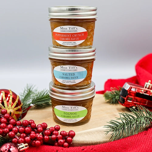 Christmas Caramel Sauce Flight