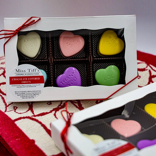 Valentine Conversation Heart Oreos