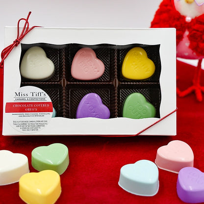 Valentine Conversation Heart Oreos